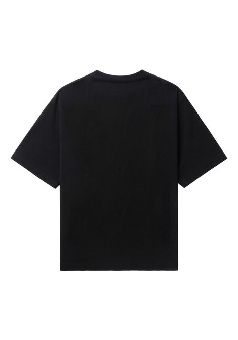 smily face printed tee man black MAISON MIHARA YASUHIRO | J14TS782BLACK
